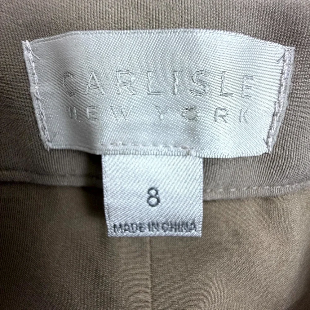 Carlisle New York Straight & Pencil Skirt Womens 8 Office Siren Snakeskin Trim